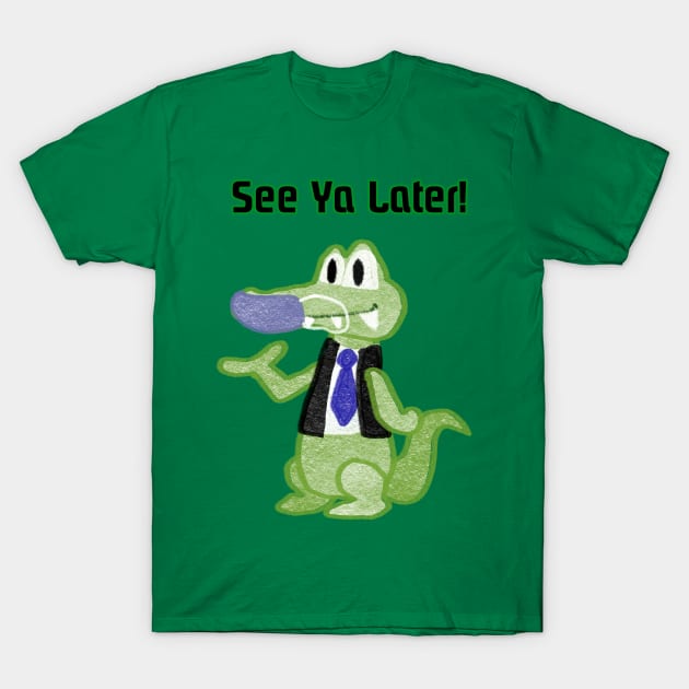 Masked Alligator T-Shirt by Sir Cheesely